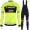 Profiteams Trek Segafredo 2019 training Fluo gelb Radsport Fahrradbekleidung Trikot Langarm+Lang Tr Radtrikot Kaufen