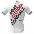 AG2R Citroen 2022 Radtrikot kurzarm(langer Reißverschluss)-Radsport-Profi-Team Radtrikot Kaufen