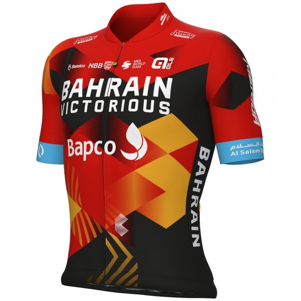 Bahrain Victorious 2023 Radtrikot kurzarm-ALE Radsport-Profi-Team Radtrikot Kaufen