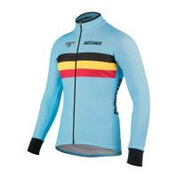 BELGIEN 2022 Radtrikot langarm-Radsport-National-Team Radtrikot Kaufen