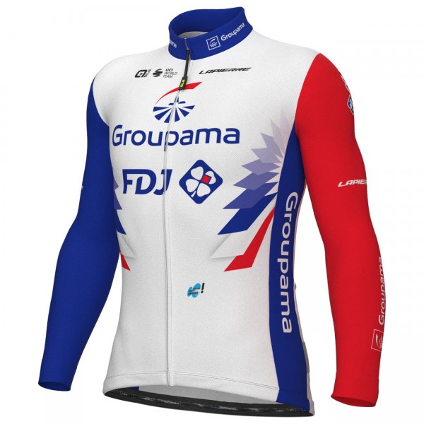 GROUPAMA-FDJ 2022 Radtrikot langarm-ALE Radsport-Profi-Team Radtrikot Kaufen