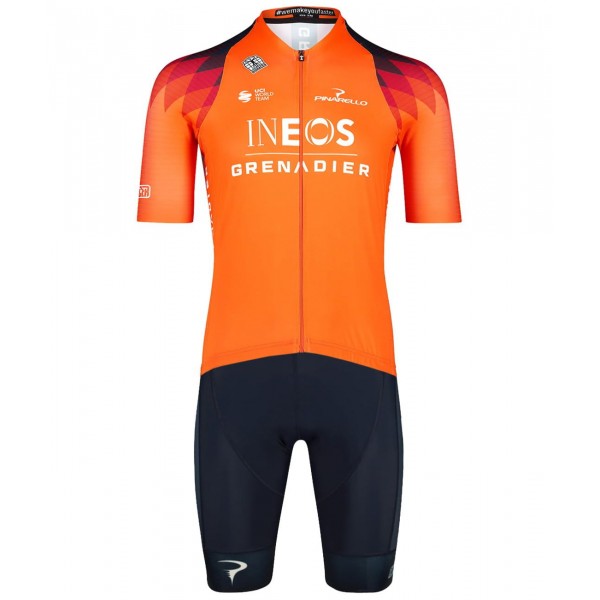 INEOS GRENADIERS 2023 training edition Set(ICON Radtrikot+ICON Trägerhose)-Radsport-Profi-Team Radtrikot Kaufen