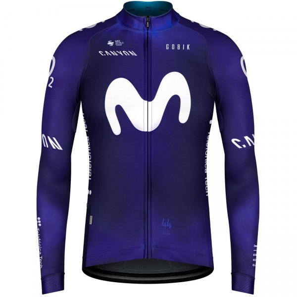 MOVISTAR 2023 Radtrikot langarm-Radsport-Profi-Team Radtrikot Kaufen