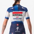Soudal Quick-Step 2023 Competizione Radtrikot Damen kurzarm-Radsport-Profi-Team Radtrikot Kaufen