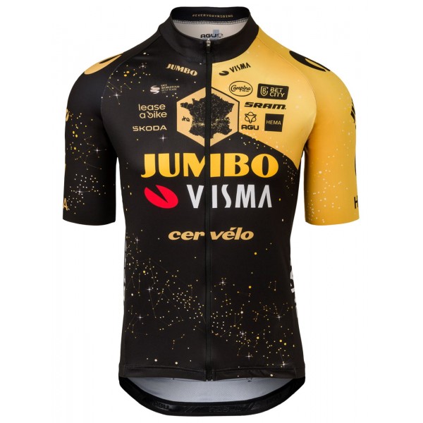 TEAM JUMBO-VISMA Tour de France Edition 2023 Radtrikot kurzarm-Radsport-Profi-Team Radtrikot Kaufen
