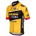 TEAM JUMBO-VISMA 2023 Radtrikot kurzarm-Radsport-Profi-Team Radtrikot Kaufen