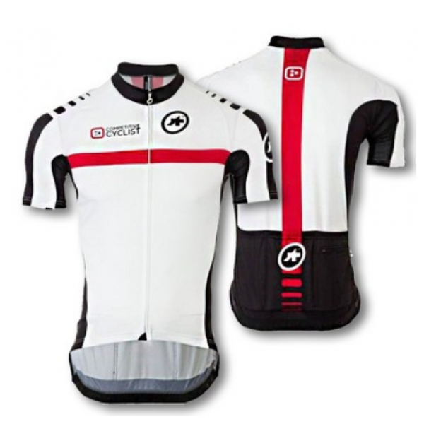 2015 ASSOS Proteam Radtrikot Kurzarm Weiß Radtrikot Kaufen