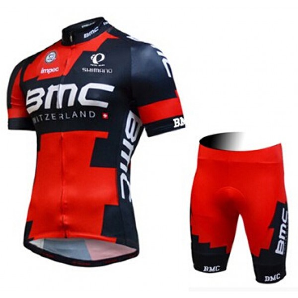 2015 BMC Radbekleidung Radtrikot Kurzarm und Fahrradhosen Kurz Radtrikot Kaufen