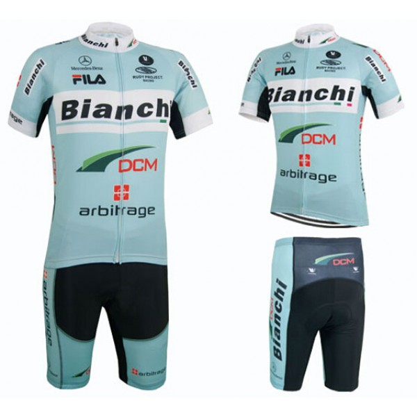 2015 Bianchi DCM Radbekleidung Radtrikot Kurzarm und Fahrradhosen Kurz Radtrikot Kaufen