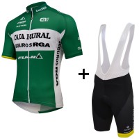 Caja Rural 2015 Fahrradbekleidung Satz Fahrradtrikot Kurzarm Trikot und Kurz Trägerhose Radtrikot Kaufen