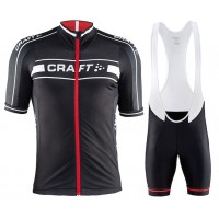 Craft Bike Grand Tour Schwarz-Rot 2015 Fahrradbekleidung Satz Fahrradtrikot Kurzarm Trikot und Kurz Trägerhose Radtrikot Kaufen