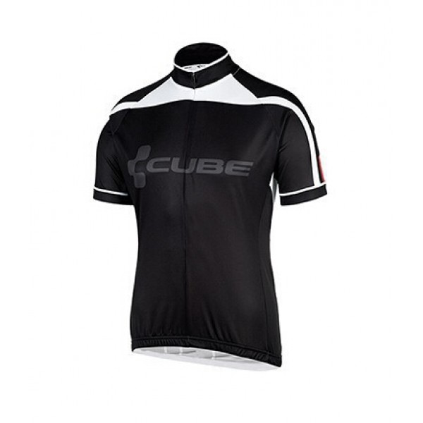 2015 Cube Radtrikot Kurzarm schwarz Weiß Radtrikot Kaufen