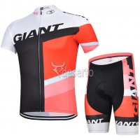 2015 Giant Radbekleidung Radtrikot Kurzarm und Fahrradhosen Kurz schwarz Rote Radtrikot Kaufen
