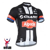 2015 GIANT-ALPECIN Radtrikot Kurzarm schwarz Radtrikot Kaufen