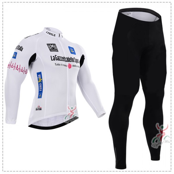 2015 Giro d'Italia Fahrradbekleidung Radtrikot Satz Langarm und Lange Fahrradhose Radtrikot Kaufen