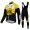 2015 Lotto Jumbo Fahrradbekleidung Radtrikot Satz Langarm und Lange Trägerhose Radtrikot Kaufen