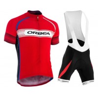 2015 Orbea Rot Fahrradbekleidung Satz Fahrradtrikot Kurzarm Trikot und Kurz Trägerhose Radtrikot Kaufen