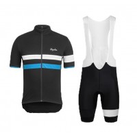 2015 Rapha Blau Fahrradbekleidung Satz Fahrradtrikot Kurzarm Trikot und Kurz Trägerhose Radtrikot Kaufen