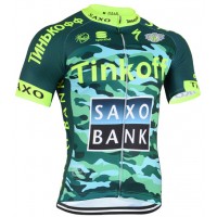 2015 Tinkoff Saxo Bank Camouflage Radtrikot Kurzarm Radtrikot Kaufen