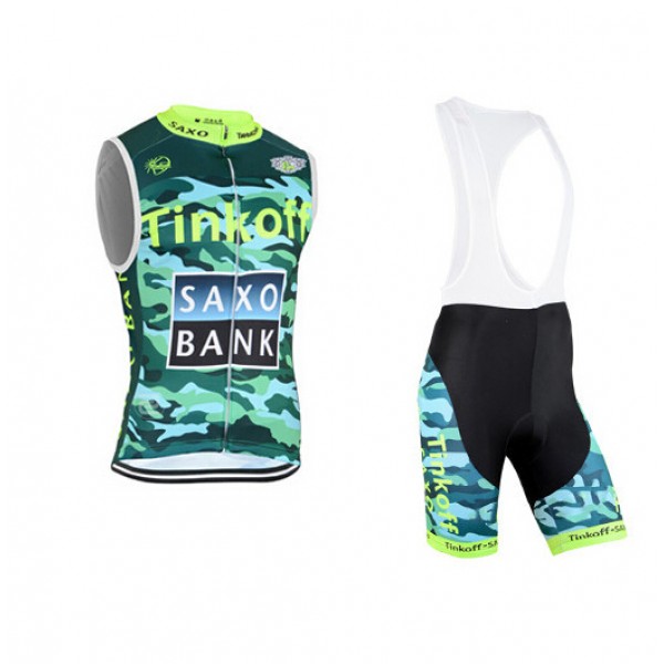 2015 Tinkoff Saxo Bank Camouflage ärmelloses Trikot und Kurz Trägerhose Radtrikot Kaufen 2015 Tinkoff Saxo Bank Camouflage ärmelloses Trikot und Kurz Trägerhose Radtrikot Kaufen