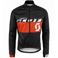 2015 SCOTT RC Schwarz/Rote Fahrradtrikot Langarm Radtrikot Kaufen