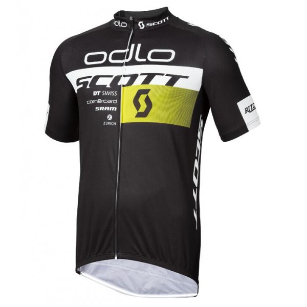 2015 Odlo Scott Swiss Gelb Radtrikot Kurzarm Radtrikot Kaufen