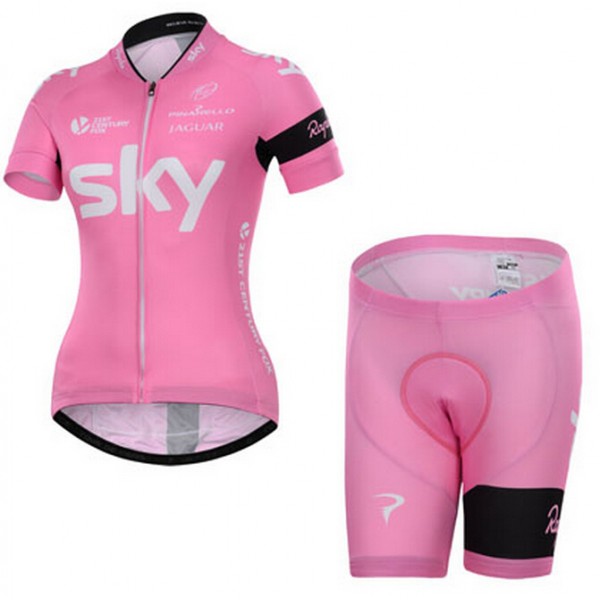 2015 Sky Damen Radbekleidung Radtrikot Kurzarm und Fahrradhosen Kurz Radtrikot Kaufen