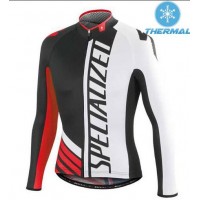 2015 Specialized Schwarz/Weiß/Rote Fahrradtrikot Langarm Radtrikot Kaufen