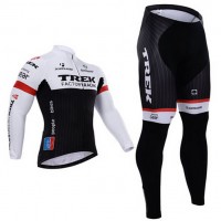 2015 Trek Fahrradbekleidung Radtrikot Satz Langarm und Lange Fahrradhose Radtrikot Kaufen