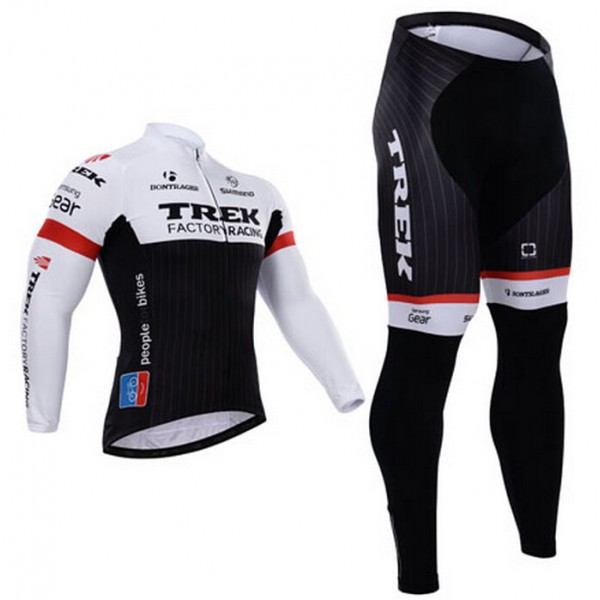 2015 Trek Fahrradbekleidung Radtrikot Satz Langarm und Lange Fahrradhose Radtrikot Kaufen