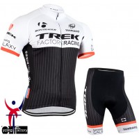 2015 Trek Factory Racing Radbekleidung Radtrikot Kurzarm und Fahrradhosen Kurz Radtrikot Kaufen