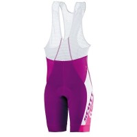 2015 Scott Weiß-Violet Damen Kurz Trägerhose Radtrikot Kaufen
