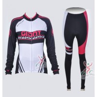 2012 Damen giant Cycling Fahrradbekleidung Radtrikot Satz Langarm und Lange Fahrradhose Radtrikot Kaufen
