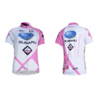 Subaru Radtrikot Kurzarm Weiß Rosa Damen Radtrikot Kaufen