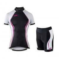 2015 KTM Damen pourpre Radbekleidung Radtrikot Kurzarm und Fahrradhosen Kurz Radtrikot Kaufen