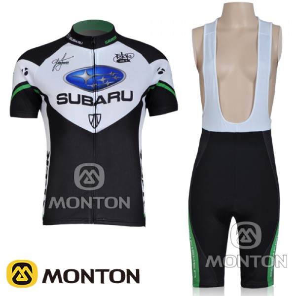 2011 SUBARU Damen Fahrradbekleidung Satz Fahrradtrikot Kurzarm Trikot und Kurz Trägerhose Radtrikot Kaufen