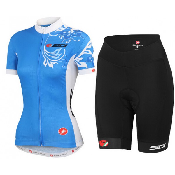 2015 SIDI Damen blau Radbekleidung Radtrikot Kurzarm und Fahrradhosen Kurz Radtrikot Kaufen 2015 SIDI Damen blau Radbekleidung Radtrikot Kurzarm und Fahrradhosen Kurz Radtrikot Kaufen