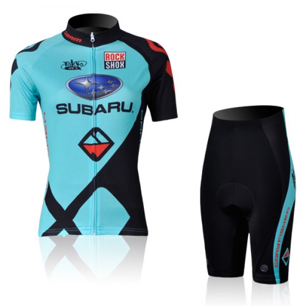 2010 Damen subaru Radbekleidung Radtrikot Kurzarm und Fahrradhosen Kurz Radtrikot Kaufen