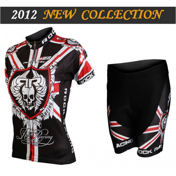 2012 Damen rock racing Radbekleidung Radtrikot Kurzarm und Fahrradhosen Kurz Radtrikot Kaufen