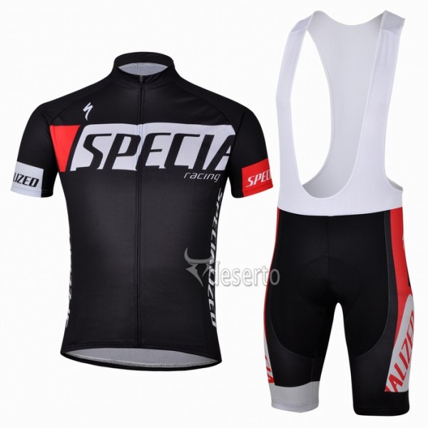 Specialized Racing Radtrikot Kurzarm und Kurz Trägerhose Kits Schwarz Radtrikot Kaufen Specialized Racing Radtrikot Kurzarm und Kurz Trägerhose Kits Schwarz Radtrikot Kaufen