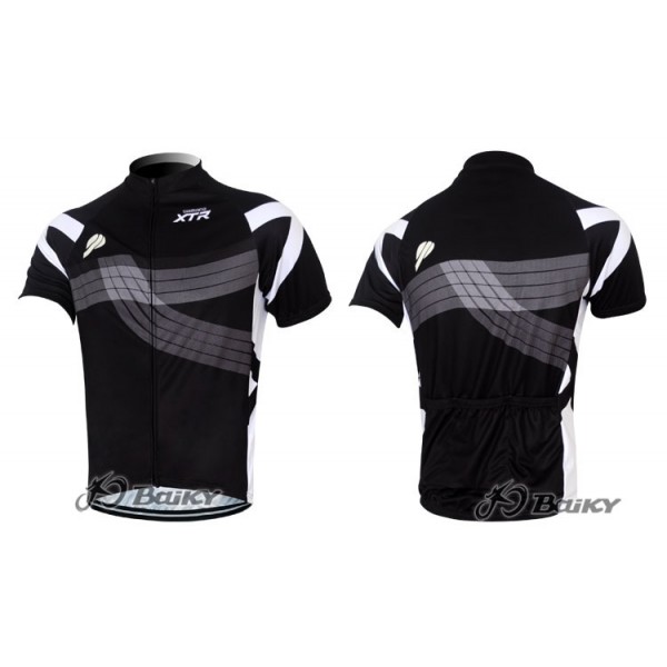 2012 Shimano XTR Radtrikot Kurzarm Schwarz Radtrikot Kaufen