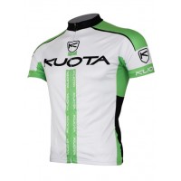 2013 KUOTA Radtrikot Kurzarm Weiß Grün Radtrikot Kaufen