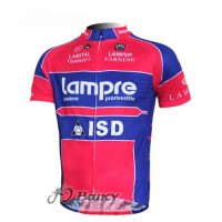Lampre ISD Pro Team Radtrikot Kurzarm Blau Rosa Radtrikot Kaufen