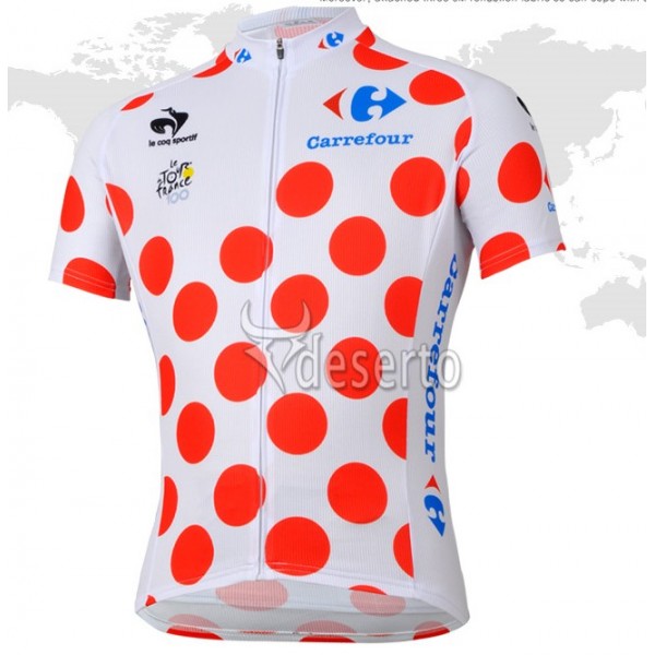 Tour de France le coq sportif Gepunktetes Trikot Radtrikot Kurzarm Radtrikot Kaufen Tour de France le coq sportif Gepunktetes Trikot Radtrikot Kurzarm Radtrikot Kaufen