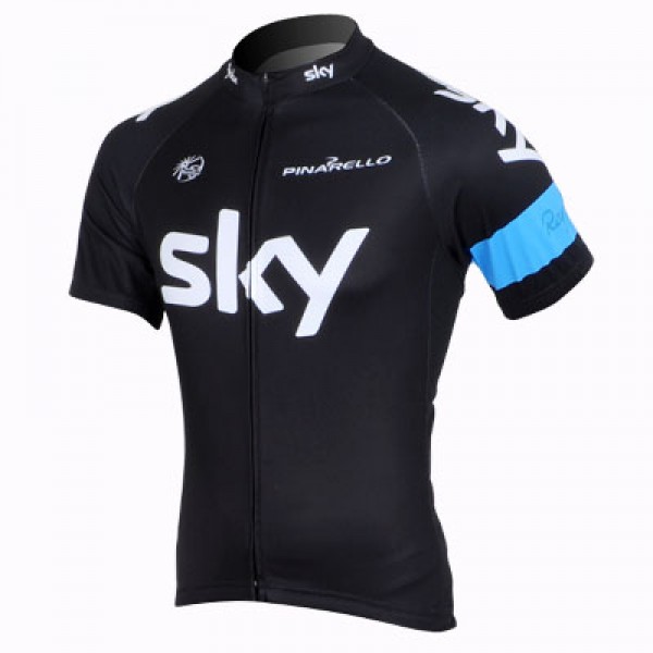 2013 Team Sky Radtrikot Kurzarm Schwarz Blau Radtrikot Kaufen 2013 Team Sky Radtrikot Kurzarm Schwarz Blau Radtrikot Kaufen