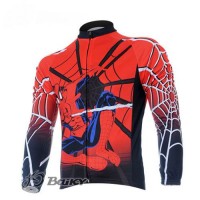 Spiderman Fahrradtrikot Langarm Rot Radtrikot Kaufen