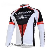 Giant Sram Pro Team Fahrradtrikot Langarm Weiß Schwarz Rot Radtrikot Kaufen