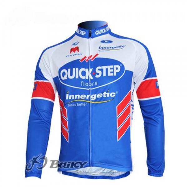 Omega Pharma-Quick Step innergetic Fahrradtrikot Langarm Blau Weiß Radtrikot Kaufen Omega Pharma-Quick Step innergetic Fahrradtrikot Langarm Blau Weiß Radtrikot Kaufen