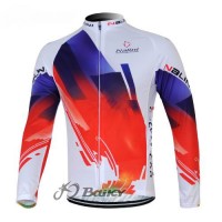 Nalini Pro Team Fahrradtrikot Langarm Rot Weiß Radtrikot Kaufen