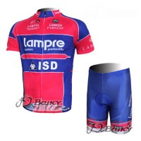 Lampre ISD Pro Team Radtrikot Kurzarm Kurz Radhose Kits Blau Rosa Radtrikot Kaufen